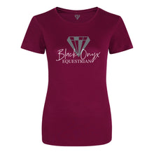 Load image into Gallery viewer, Ladies Keep Cool Performance T-Shirt - Burgundy