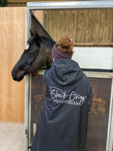 Load image into Gallery viewer, Black Onyx Equestrian Reflective All-Weather Robe