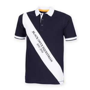 Men's Short Sleeve Rugby Polo Shirt - Navy