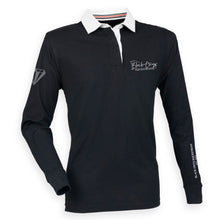 Load image into Gallery viewer, Men&#39;s Slim Fit Premium Rugby Shirt - Black