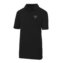 Load image into Gallery viewer, Young Talent Keep Cool Performance Polo - Black