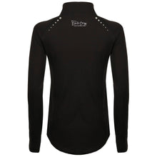 Load image into Gallery viewer, Ladies Performance Zip Up Base Layer - Black