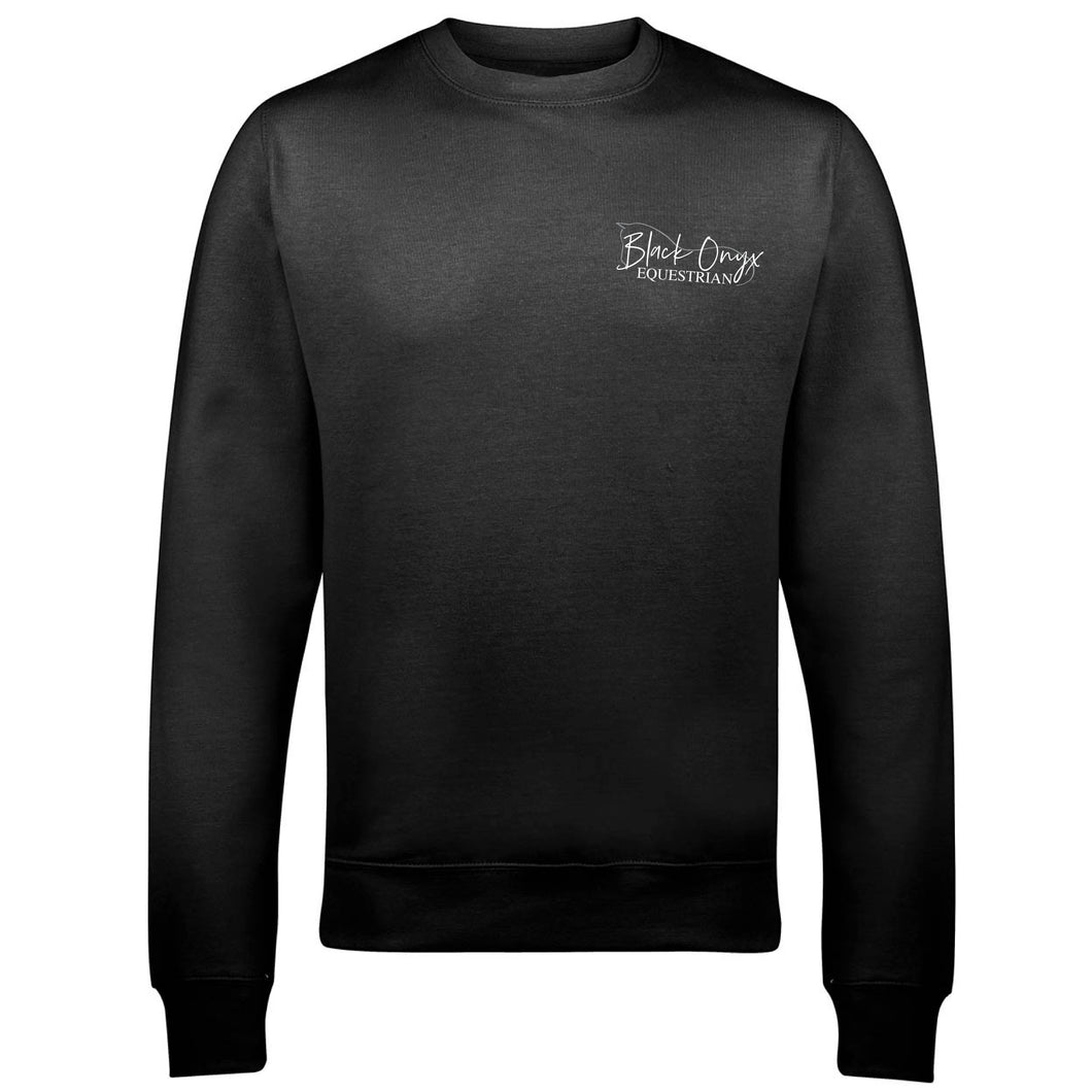 Unisex Drop Shoulder Sweatshirt - Black