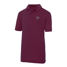 Load image into Gallery viewer, Young Talent Keep Cool Performance Polo - Burgundy