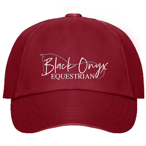 Black Onyx Baseball Cap - Burgundy