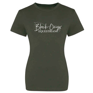 Ladies Essentials Signature T-Shirt - Combat Green