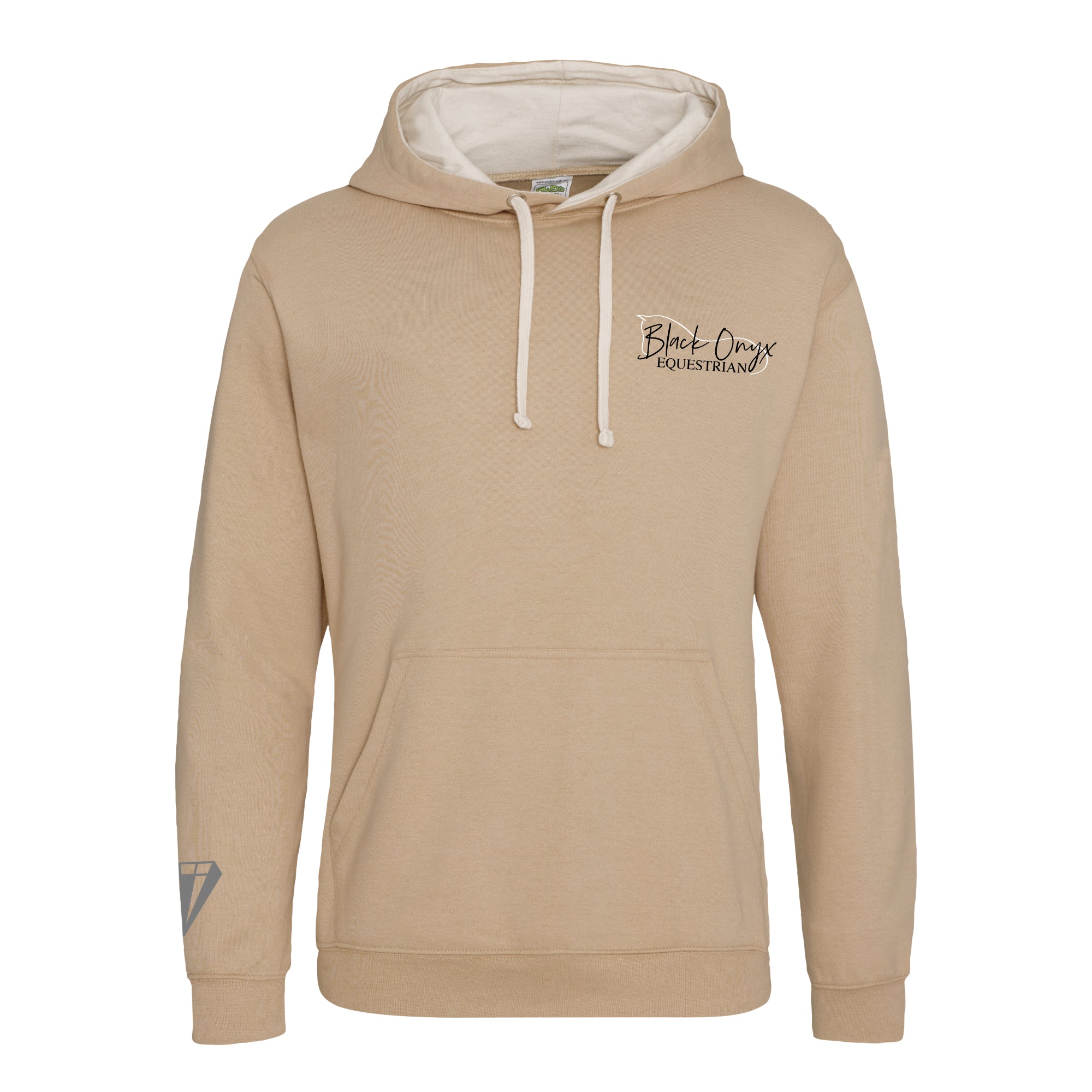 Unisex Contrast Hoodie - Desert Sand