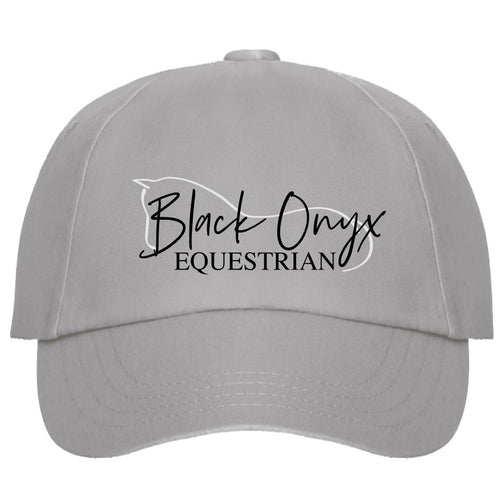 Black Onyx Baseball Cap - Grey