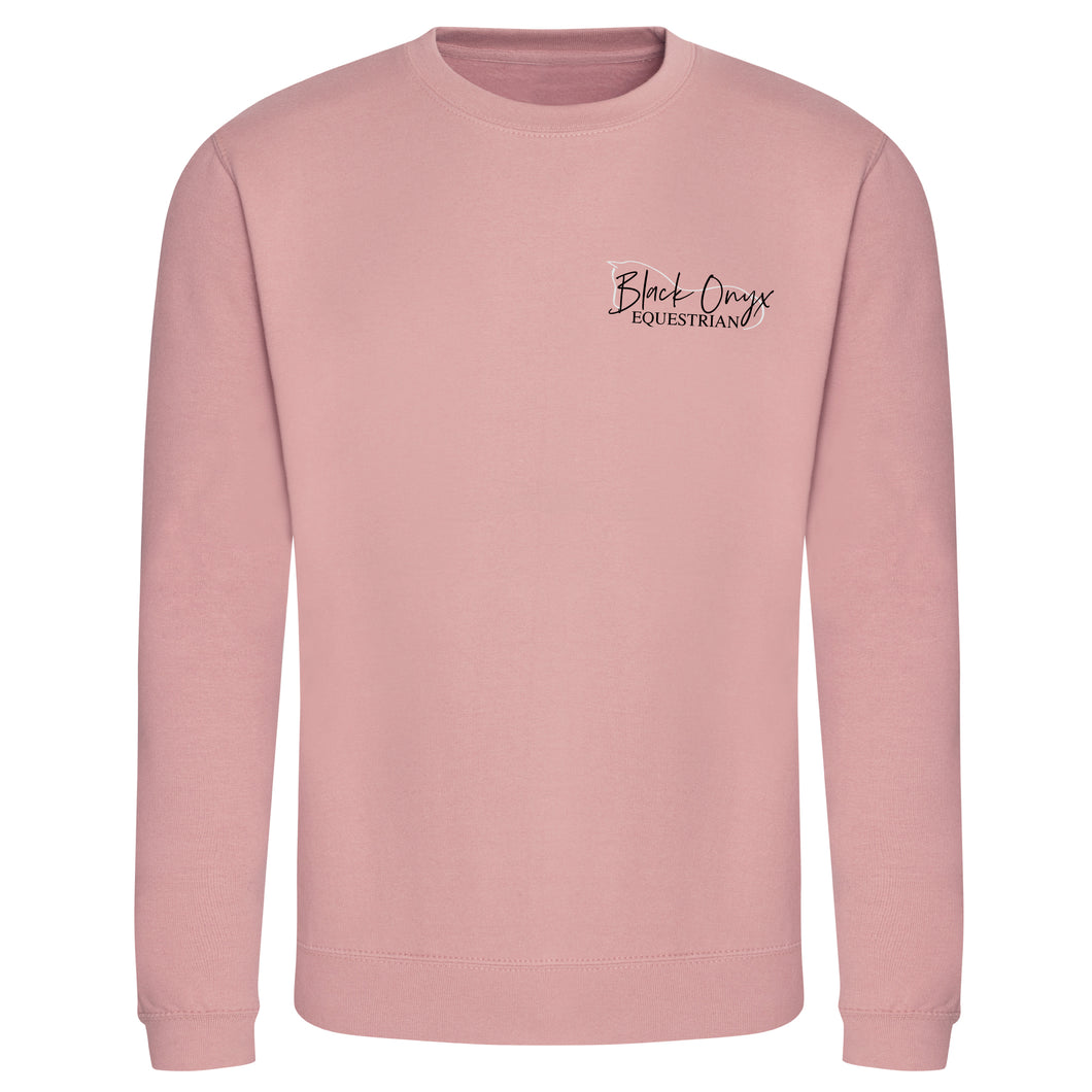 Unisex Drop Shoulder Sweatshirt - Dusty Pink