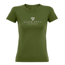 Load image into Gallery viewer, Ladies Imperial Metallic T-Shirt - Khaki