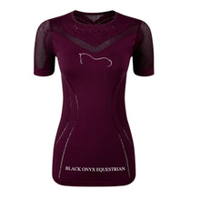 Load image into Gallery viewer, Ladies Seamless Signature Performance Top - Mulberry