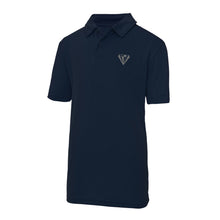 Load image into Gallery viewer, Young Talent Keep Cool Performance Polo - Navy