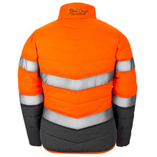 Load image into Gallery viewer, Ladies Soft Padded High Visibility Riding Jacket - Orange