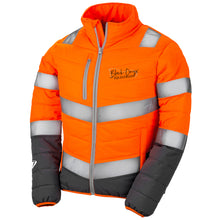 Load image into Gallery viewer, Ladies Soft Padded High Visibility Riding Jacket - Orange