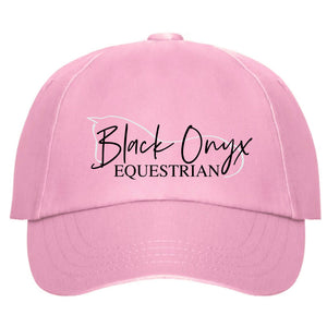Black Onyx Baseball Cap - Pink