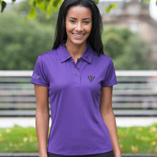 Load image into Gallery viewer, Ladies Keep Cool Performance Polo Shirt - Purple