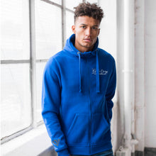 Load image into Gallery viewer, Unisex Full Zip Chunky Hoodie - Royal Blue