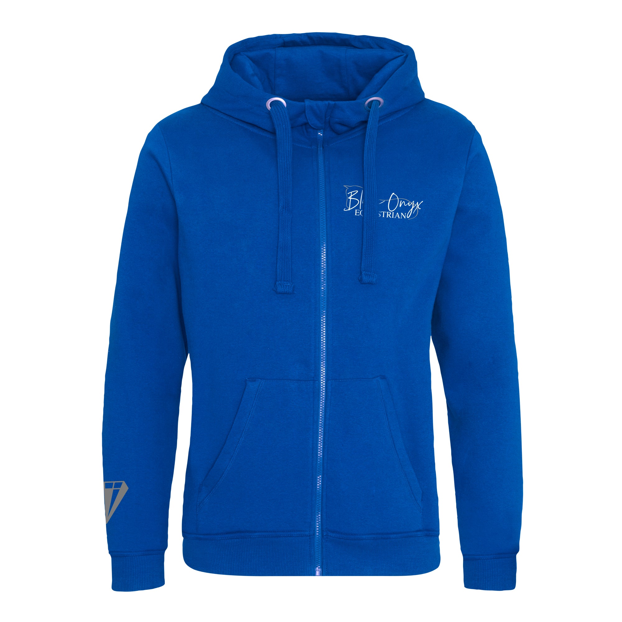 Royal blue full outlet zip hoodie