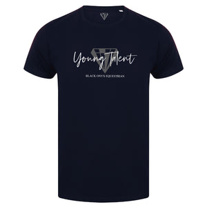Young Talent Signature Crew Neck T-Shirt - Navy