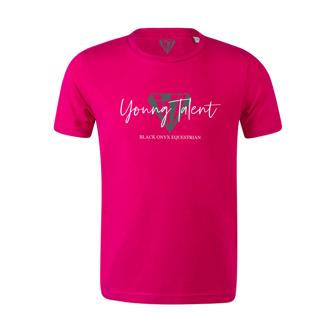 Young Talent Signature Crew Neck T-Shirt - Pink